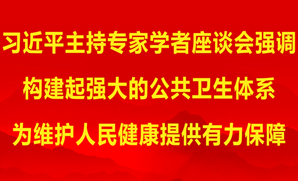 习近平强调的公卫治理都在这里