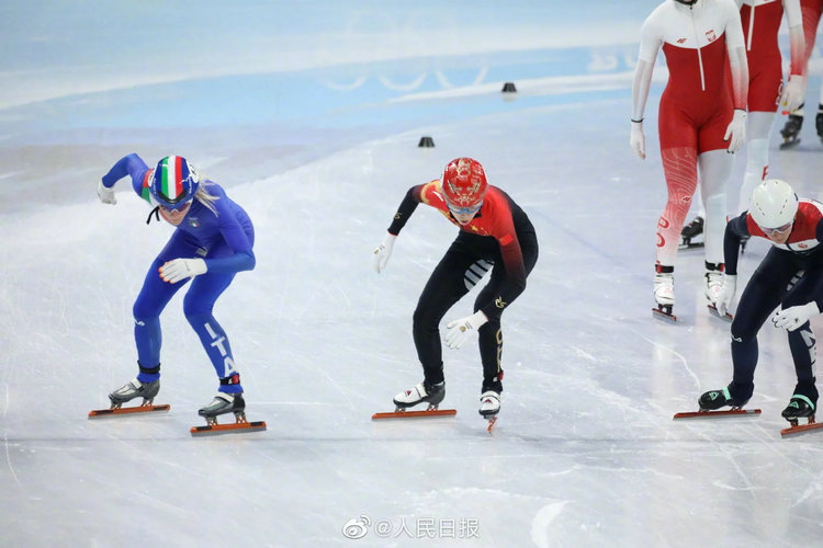 图说冬奥|中国队晋级短道速滑女子3000米接力决赛