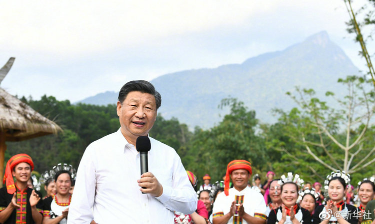 习近平在海南五指山市考察调研