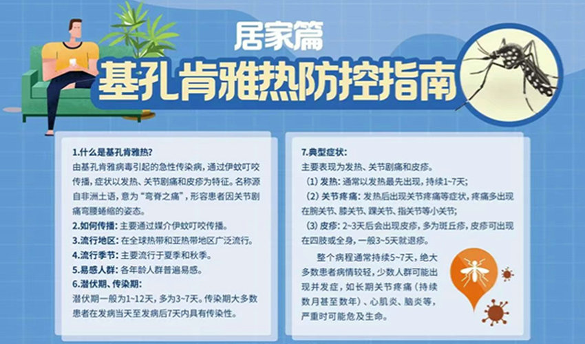 广东7天新增830例基孔肯雅热本地病例 权威防控指南请收好